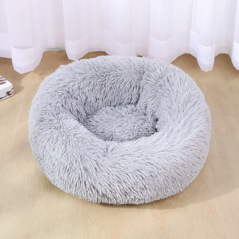 Dog Bed Super Soft Washable Long Plush Pet Kennel Deep Sleep Dog House Velvet Mats Sofa For Dog Basket Pet Cat Bed - Havenly World