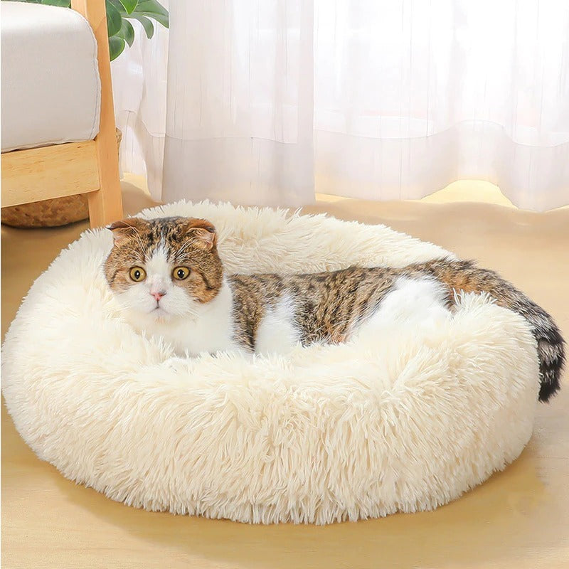 Dog Bed Super Soft Washable Long Plush Pet Kennel Deep Sleep Dog House Velvet Mats Sofa For Dog Basket Pet Cat Bed - Havenly World