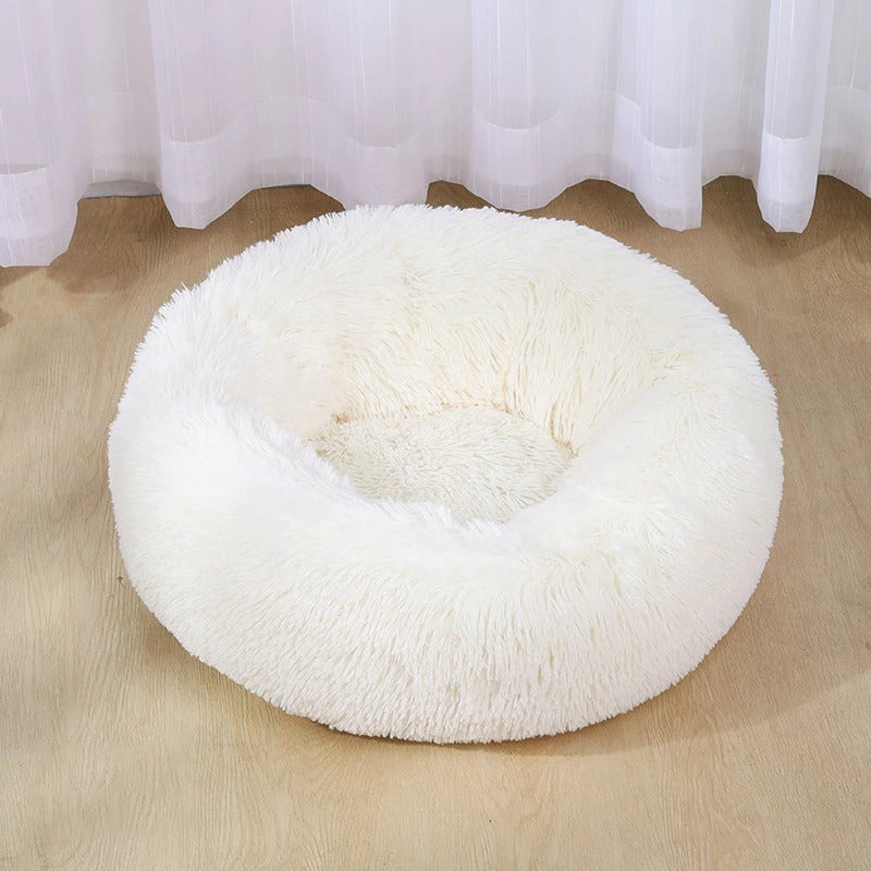 Dog Bed Super Soft Washable Long Plush Pet Kennel Deep Sleep Dog House Velvet Mats Sofa For Dog Basket Pet Cat Bed - Havenly World