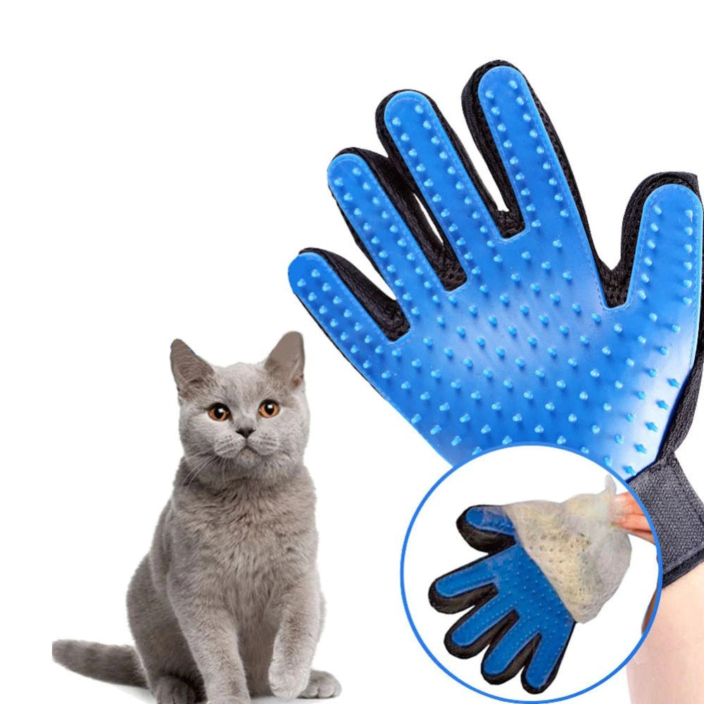 Cat Grooming Glove For Cats Wool Glove Pet Hair Deshedding Brush Comb Glove For Pet Dog Cleaning Massage Glove For Animal Sale - Havenly World